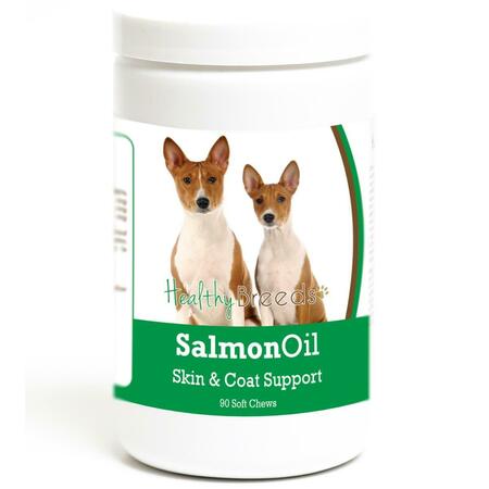 HEALTHY BREEDS Basenji Salmon Oil Soft Chews, 90PK 192959016370